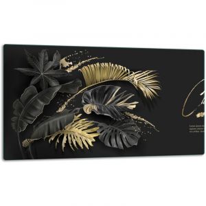 Planche à découper en verre 52 x 30 cm Noir