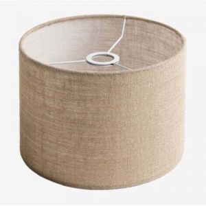 Abat-jour en tissu Arlina SKLUM Beige Lin &Oslash;30 cm - &uarr;20 cm