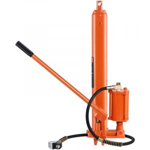 Mophorn - Vérin hydraulique à vérin long vérin de levage de moteur de 8 tonnes avec pompe à air et pompe à piston unique, base de chape de vérin