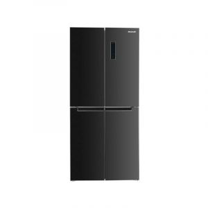 Brandt &ndash; R&eacute;frig&eacute;rateur am&eacute;ricain 80cm 421L No Frost inox &ndash; 4 portes &ndash; Classe E &ndash; 39 dB &ndash; Technologie Fast No-Frost &ndash; BFM870NX