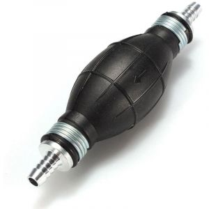 Basetbl - 8 mm Poire D'Amorcage Carburant Pompe à Main Inline Bateaux Alliage Gasoil Essence Diesel Pump,Universelle Pump Essence,Huile, Eau,Pompe de