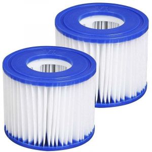 Filtre Spa pour bestway 58323, Cartouche filtrante Taille 6 pour Lay-Z-Spa, pour Monaco, pour Miami, pour Vegas (Lot de 4) - ZVD