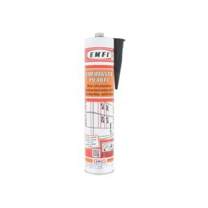 Emfi - Mastic-colle polyuréthane pu 40 fc - noir 300ml - Noir