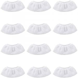 Lot de 12 Rechange pour Nettoyeur,&agrave; Vapeur chiffons en microfibre pour nettoyeur vapeur Karcher EasyFix SC Microfibre Lingette Balai Vapeur karcher