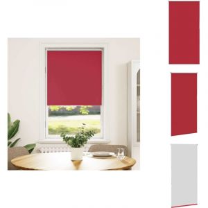 Vidaxl - Store enrouleur occultant rouge largeur du tissu 70,7 cm - Store Enrouleur - Stores Enrouleurs - Store De Jour Et De Nuit - Store Occultant