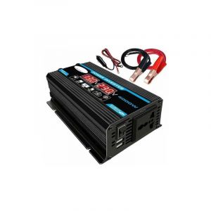 Yzmrbdqc - 4000W Convertisseur Pur Sinus 12V 220V Onduleur sinusoïdale transformateur avec Télécommande sans Fil Écran led 2 Port usb pour Voiture