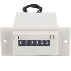 Compteur &eacute;lectromagn&eacute;tique, Compteur Num&eacute;rique CSK6-YKW Panneau DC Counter d'impulsion, Compteur d'affichage &agrave; 6 Chiffres pour Comptage d'impulsions