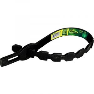 Serre Arbre Réutilisable 45cm Collier Serrage Plastique Noir