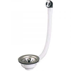 Altech - bonde &eacute;vier - avec trop plein - 1 cuve - diam&egrave;tre 90 mm - a panier 7043840