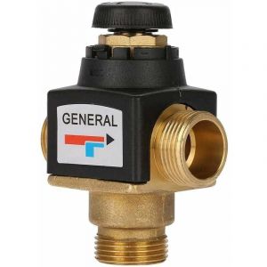 Mitigeur thermostatique pour chauffe-eau solaire en laiton ¨¤ filetage male 3 voies DN20, mitigeur thermostatique - KZQ