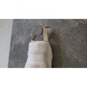 ? Kit Porte-Serviette Design &ndash; Fixation Invisible sur Mur Carrel&eacute; &ndash; Lot de 3 &ndash; Profondeur 6 cm + Foret Diamant 28 mm Inclus