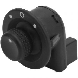 Commutateur r&eacute;troviseur Renault R&eacute;glage miroir 255704649R ABS, compatible Kangoo/Master/Twingo/Megane Propri&eacute;taires Renault