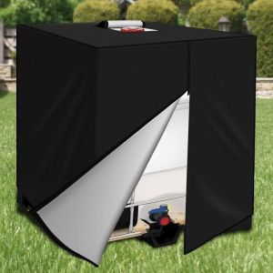 Couvercle de r&eacute;servoir ibc, b&acirc;che 210D r&eacute;servoir d'eau 1000L Oxford couvercle de protection du r&eacute;servoir d'eau couvercle de conteneur ibc housse de