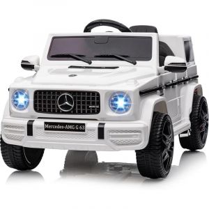 Voiture &Eacute;Lectrique Enfant Mercedes-Benz G63 AMG Licenci&eacute;e, 12V T&eacute;l&eacute;Commande 2,4G, Verrouillage S&eacute;Curit&eacute;, LED, Bluetooth Et Musique, Jouet Enfant 3