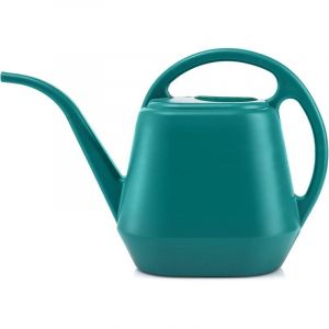 4 Litres Arrosoir de Jardin en Plastique Arrosoir &agrave; Fleurs pour Usage Int&eacute;rieur et Ext&eacute;rieur (dark green)