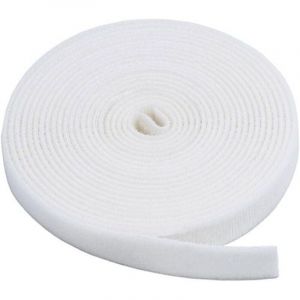 Velcro autocollant - pour moustiquaires, rideaux de porte et plus encore - comprend des fermetures &agrave; boucle et &agrave; crochet, 3 cm x 3 m, blanc