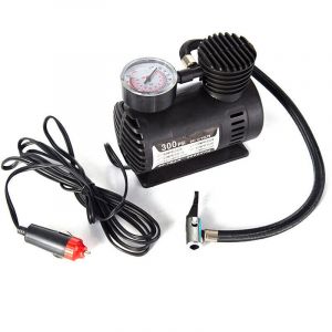 Gonfleur,Voiture Mini pompe de gonflage &eacute;lectrique Portable pneu gonfleur d'air 300PSI Auto compresseur pompe pour voiture moto basket-ball