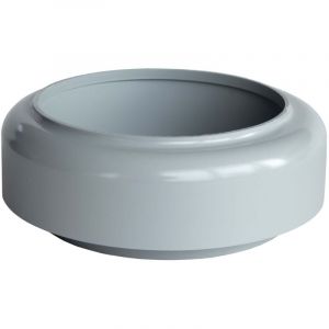 Raccord tuyau de descente &agrave; l'&eacute;vacuation, accessoires en pvc tuyau de descente, montage simple par embo&icirc;tement, Made in Germany - 100mm Gris - Inefa