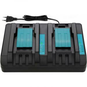 Chargeur double port 14,4 v 18 v 4 a pour chargeur rapide Makita DC18RD Makita 18 v Li-ion BL1850 BL1850B BL1840 BL1840B BL1830 BL1415 BL1430 BL1440