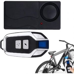 Alarme de sécurité de véhicule – Sirène sans Fil 110 DB télécommandée, Kit antivol Puissant Avertisseur sonore pour Voiture, Protection de sécurité