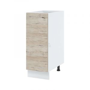 Meuble range &eacute;pice Bellissi Noyer Blanchi L 30 cm