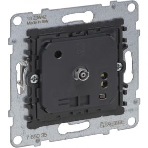 Legrand - seano 765035 mécanisme de minuterie 0 à 15 minutes, réglage de l'heure par bouton rotatif, raccord à 2 fils, bornes à v
