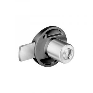 Serrure horizontale a appliquer pour les meubles cylindriques 16,5 x 25 mm