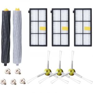 Kit di accessori per iRobot Roomba serie 800 900 805 850 860 865 866 870 871 880 886 890 891 895 896 960 980, parti di ricambio ABClife, spazzola e