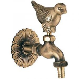Robinet de jardin d&eacute;coratif 1,2 cm (1/2") en forme de colombe sans raccord de tuyau