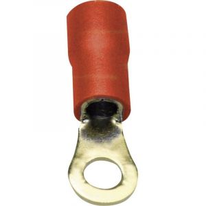 Sinuslive - RKS-1,5 p Cosse &agrave; oeillet Section max.=1.50 mm&sup2; &oslash; du trou=4 mm partiellement isol&eacute; rouge 10 pc(s)