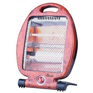 Chauffage d'appoint Quartz 800W Niklas 2 Puissances 400/800W S&eacute;curit&eacute; anti basculement