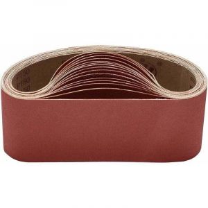 Bande Abrasive,15 Bandes Abrasives 100 x 610 mm Assortiment de 3 pi&egrave;ces par granulation 80/120/150/240/400 pour Ponceuse Bande Lime &eacute;lectrique
