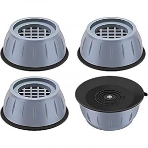 Pi&egrave;ces Tapis Anti Vibration Machine a Laver,Kit Tapis Machine &agrave; Laver Anti Vibration Universel,Gray Patin Anti Vibration Linge,