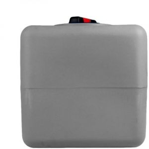 Elbi - Cuve récupération eau de pluie 300L - Réservoir aérien cubique Gris - Polyéthylène cb