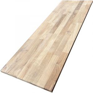 Tablette Teck Massif About&eacute;, L.120 cm x l.30 cm, Ep.18 mm