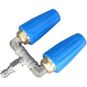 Embout De Nettoyeur Haute Pression Rotatif &agrave; Double Embout Turbo Buse 1/4" 4000 Psi 4-6gpm Buses De Nettoyeur Haute Pression Accessoires De