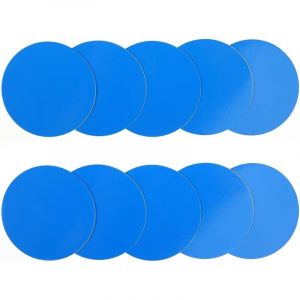 10 Pi&egrave;Ce Rustine Piscine sous l'eau Gonflable pour Spa Matelas Piscine Bouee, PVC Kit Reparation Liner Piscine Matelas Gonflable Tente, Colle pour