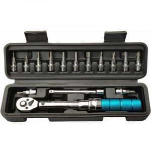 Csparkv - Mini clé dynamométrique réglable pour vélo, kit d'outils de réparation de vélo, clé dynamométrique mécanique à cliquet 1/4 2-24Nm,Versailles