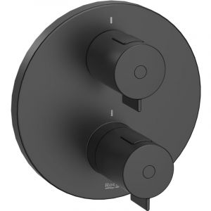 Roca - Robinet thermostatique encastré bain-douche avec inverseur automatique T-500