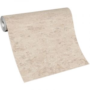 Erismann - bricoflor Papier Peint imitation brique et pierre beige Tapisserie intiss&eacute;e pour salon, chambre & plus Papier Peint effet pierre beige