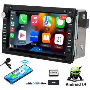 Essgoo - Autoradio Android avec système de navigation Apple CarPlay pour vw Passat B5, Golf 4, Polo, gps, swc 2+32G dab+