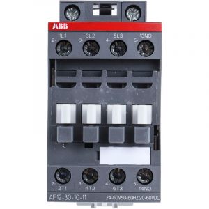 ABB - Contacteur s&eacute;rie AF12, 3 p&ocirc;les , 3NO, 28 a, 24 v (c.a./c.c.), 5,5 kW ( Prix pour 1 )