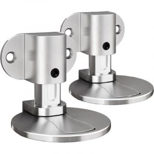 Houhence - 2 Pi&egrave;ces Butee de Porte Magnetique en M&eacute;tal, But&eacute;e de Porte Magn&eacute;tique Invisible Solide avec Adh&eacute;sif et Vis, Butee de Porte, Arret de