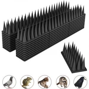Pic Anti Pigeon, 5.7M Anti Pigeon pour Balcon Plastique, Repulsif Chat Repulsif Pigeon Kit, Repulsif Oiseaux pour Effrayer Pigeons, Corbeaux,