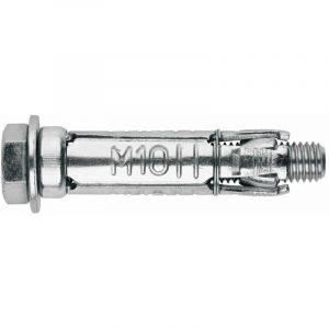 Index &ndash; Cheville &agrave; ailettes en acier pour charges lourdes &ndash; Vis 6.8 M10 x 60 mm &Oslash;16 &ndash; Bo&icirc;te de 50 unit&eacute;s pour b&eacute;ton arm&eacute; et brique pleine
