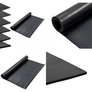 Tapis en caoutchouc antidérapant 1,2x2 m 6 mm Lisse - Tapis De Sol - Tapis Caoutchouc - Tapis Antidérapant - Protection Sol - Revêtement Sol - Home &