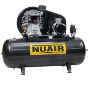 Nu Air - Compresseur d'air &agrave; piston bi-&eacute;tag&eacute;s cylindre fontes 5,5 cv nuair