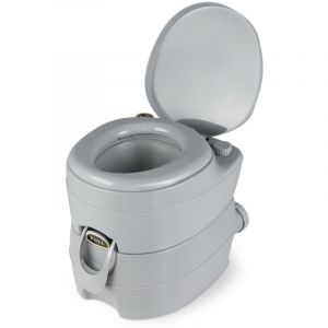 toilettes portables avec r&eacute;servoir d'eaux, toilette portable, toilette mobile, toilettes de camping de 20 l, toilettes &agrave; cassette, toilettes &agrave; chass