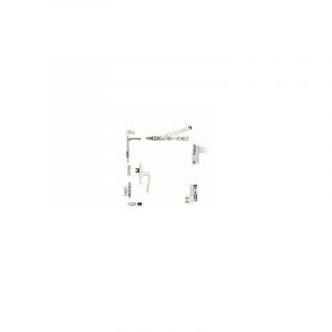 Kit oscillo-battant Galicube 1 V FAPIM à crémone Gea - compas court 402 à 750 mm - Noir 9005 - 1330AF37