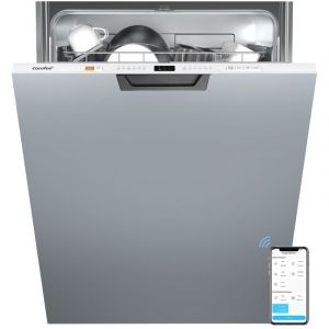 Comfee - Lave-Vaisselle Encastrable 12 Couverts CDWPB1215P - Programme Nuage, Séchage Intensif, Départ Différé, Lavage Rapide 47 dB